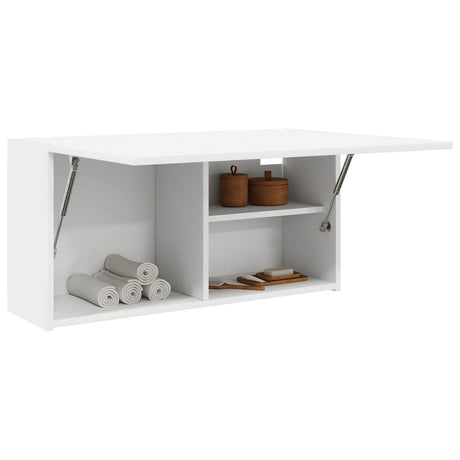 Vidaxl badkamerwandkast 80x25x40 cm bewerkt hout wit