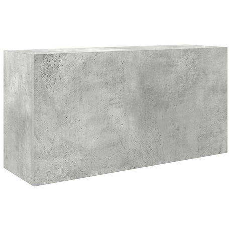 Vidaxl badkamerwandkast 80x25x40 cm bewerkt hout betongrijs