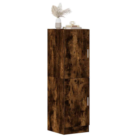 Vidaxl keukenkast 38x41,5x131,5 cm bewerkt hout gerookt eikenkleurig