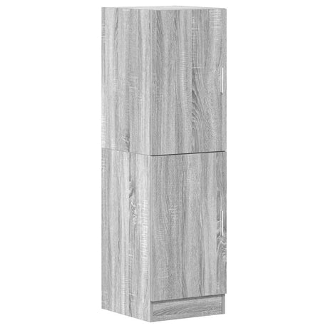 Vidaxl keukenkast 38x41,5x131,5 cm bewerkt hout grijs sonoma eiken
