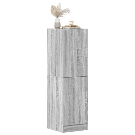 Vidaxl keukenkast 38x41,5x131,5 cm bewerkt hout grijs sonoma eiken