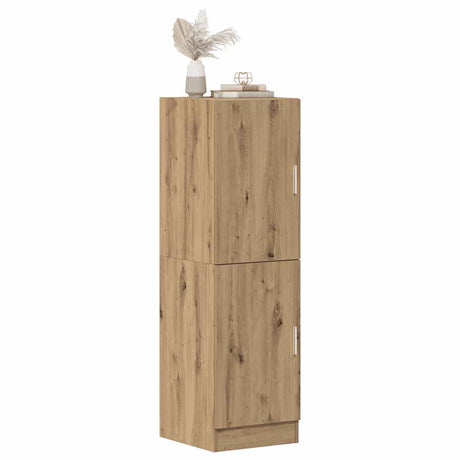 Vidaxl keukenkast 38x41,5x131,5 cm bewerkt hout artisanaal eiken