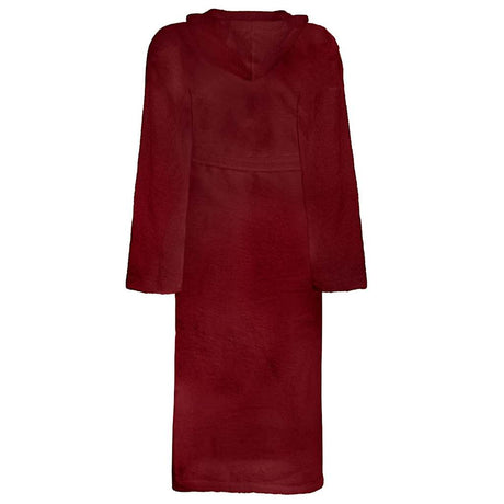 Vidaxl badjas kinn rood xl katoen