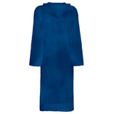 Vidaxl badjas kinn blauw xl katoen