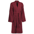 Vidaxl badjas kinn rood s katoen