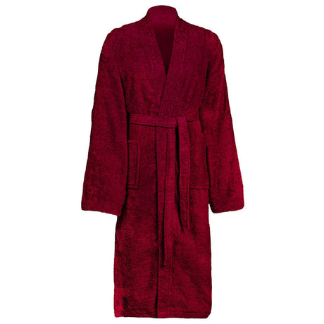 Vidaxl badjas kinn rood xl katoen