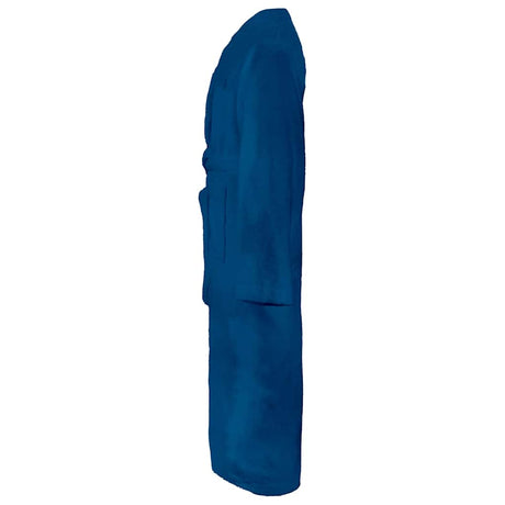 Vidaxl badjas kinn blauw s katoen