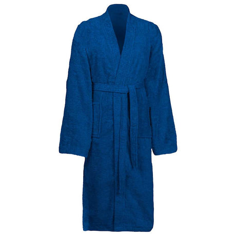 Vidaxl badjas kinn blauw xxl katoen