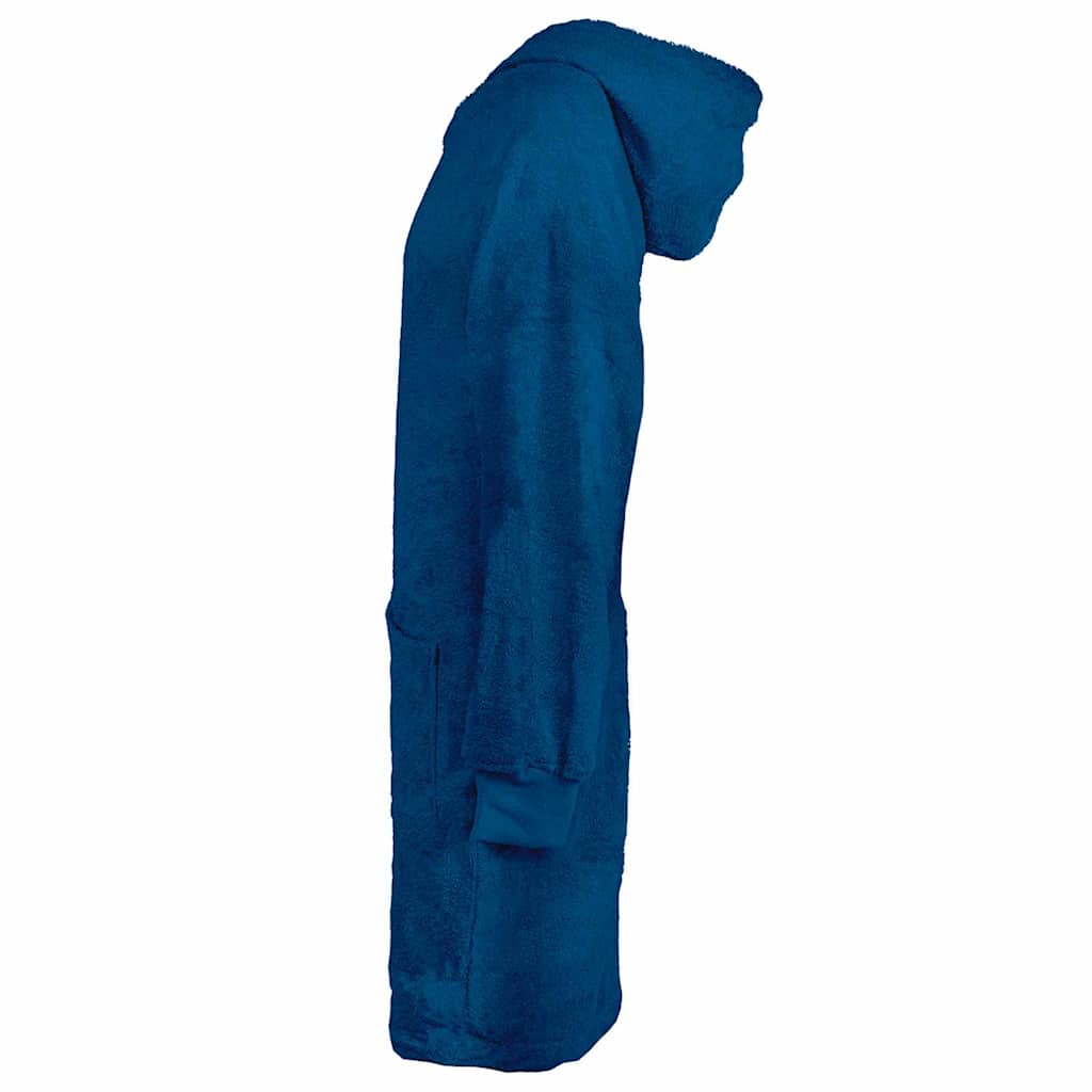 Vidaxl deken hoodie kinn marineblauw l katoen
