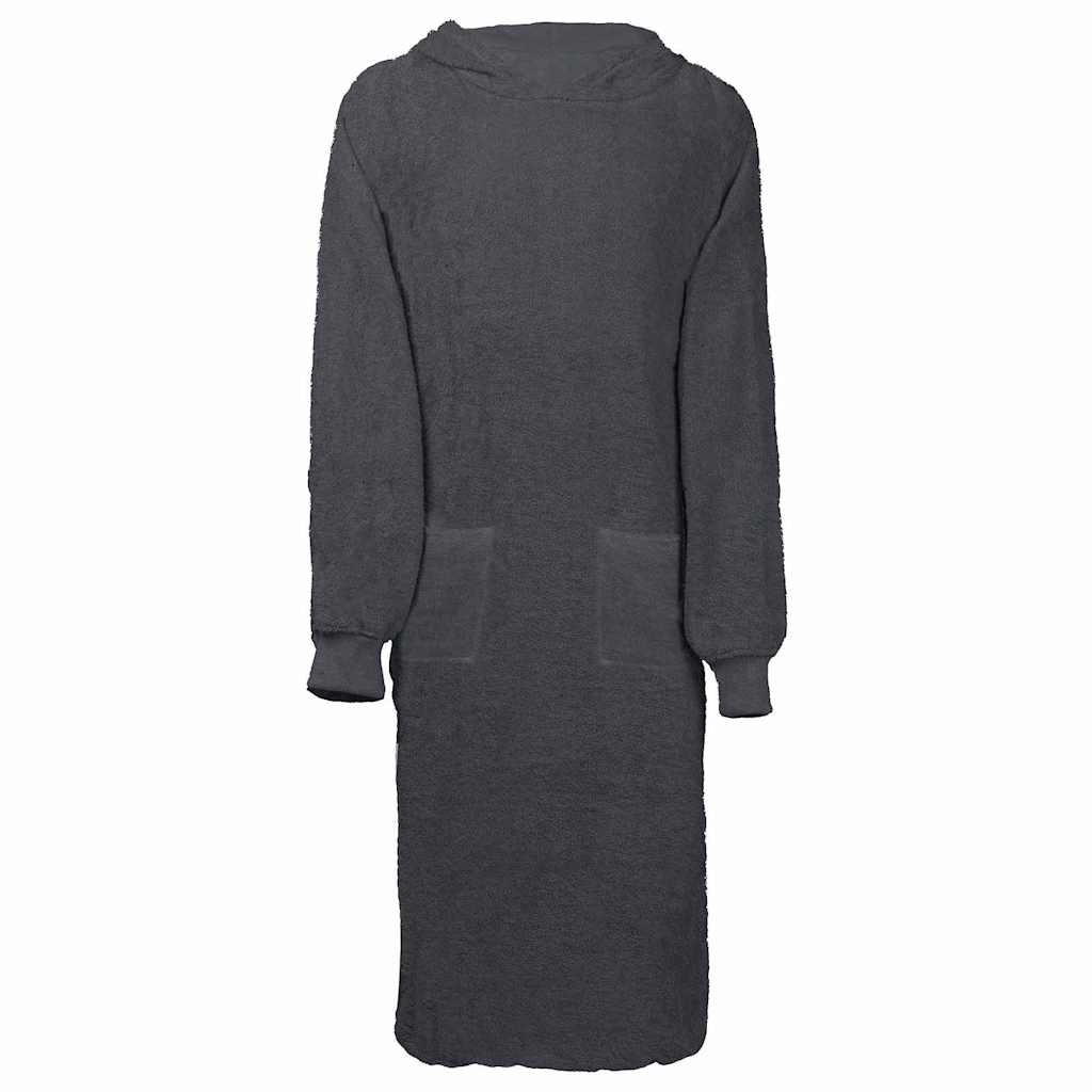 Vidaxl deken hoodie kinn antraciet xl katoen