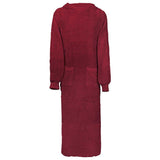 Vidaxl deken hoodie kinn rood xxl katoen