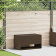 Vidaxl opbergbox voor buiten 100x55x55,5 cm poly rattan bruin