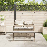 Vidaxl 3-delige tuinset met kussens poly rattan beige