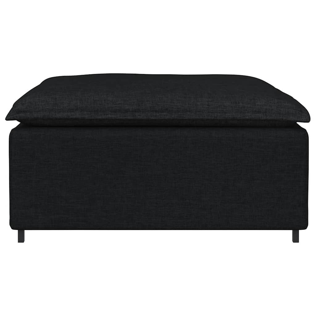 Vidaxl modulaire voetenbank module 100x100x48 cm zwart