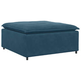 Vidaxl modulaire bank voetenbank module blauw 100x100x48 cm