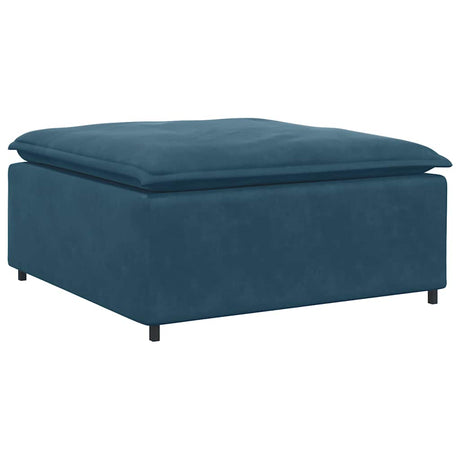 Vidaxl modulaire bank voetenbank module blauw 100x100x48 cm