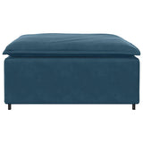 Vidaxl modulaire bank voetenbank module blauw 100x100x48 cm