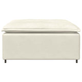 Vidaxl modulaire bank voetenbank module crème 100x100x48 cm