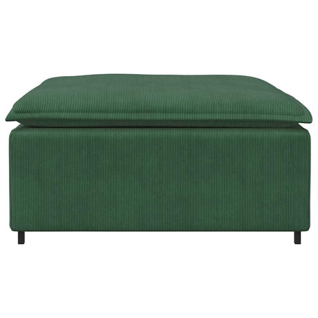 Vidaxl modulaire bank voetenbank module donkergroen 100x100x48 cm