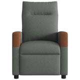 Vidaxl relaxfauteuil donkergrijze stof