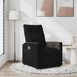 Vidaxl fauteuil verstelbaar stof zwart