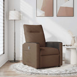 Vidaxl fauteuil verstelbaar stof bruin