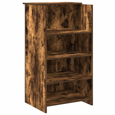 Vidaxl receptiebalie 55x50x103,5 cm bewerkt hout gerookt eikenkleurig