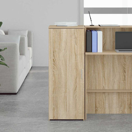 Vidaxl opbergkast 40x45x103,5 cm bewerkt hout sonoma eikenkleurig