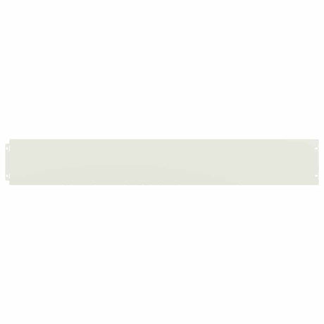 Vidaxl gazonranden 10 st 15x103 cm koudgewalst staal wit