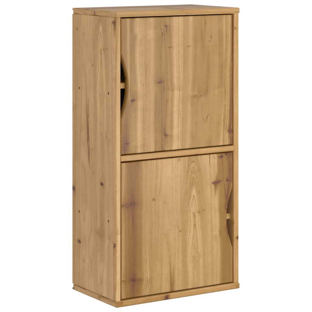 Vidaxl bijzetkast odda 40x24x79 cm massief grenenhout