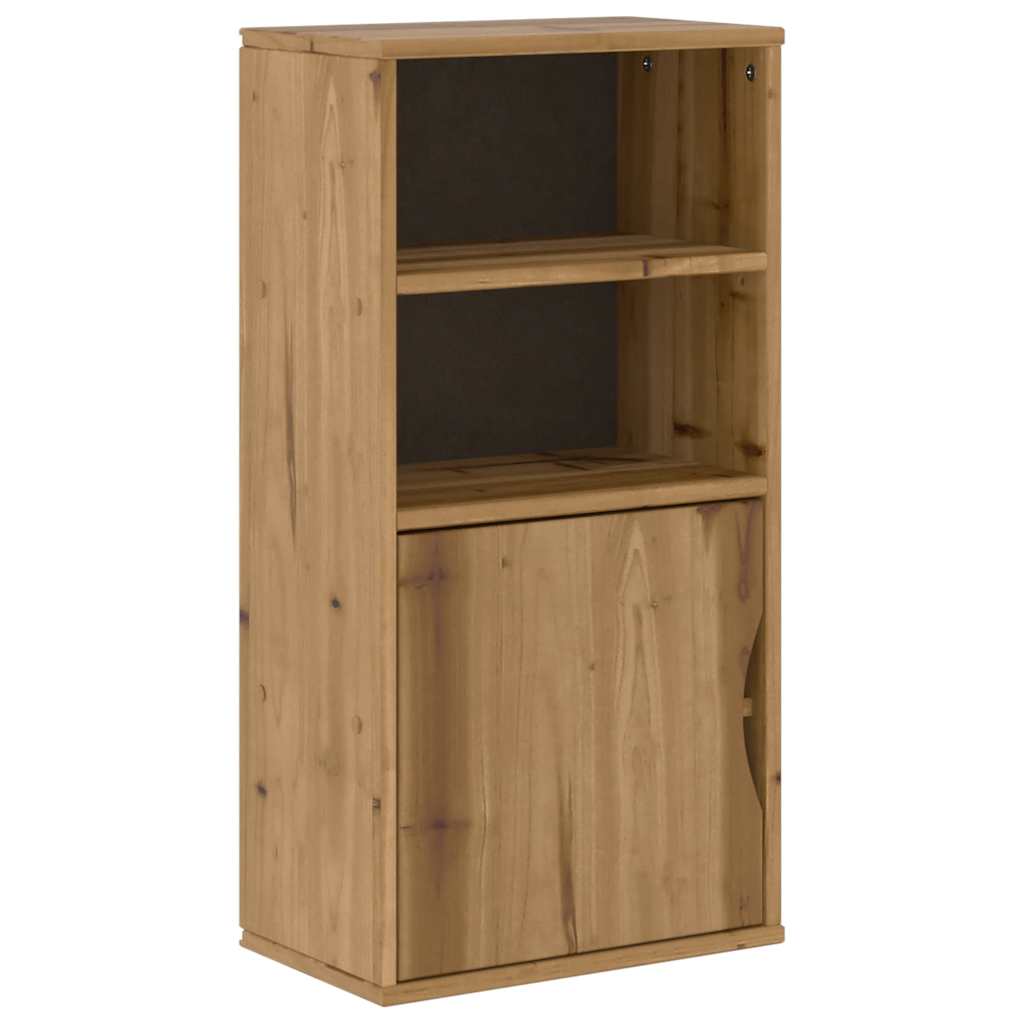 Vidaxl bijzetkast odda 40x24x79 cm massief grenenhout