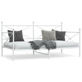 Vidaxl slaapbank zonder matras 107x203 cm staal wit