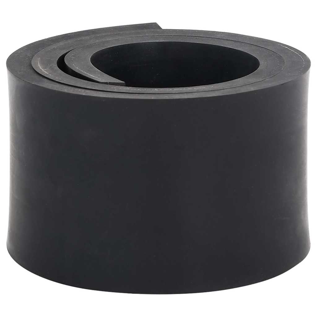 Vidaxl rubberen rand voor sneeuwploeg 100x8x1 cm zwart