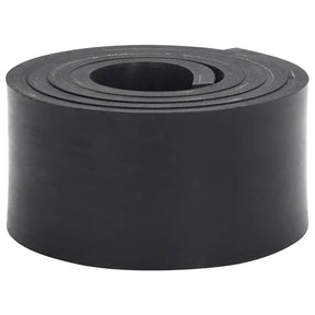 Vidaxl rubberen rand voor sneeuwploeg 200x8x1 cm zwart