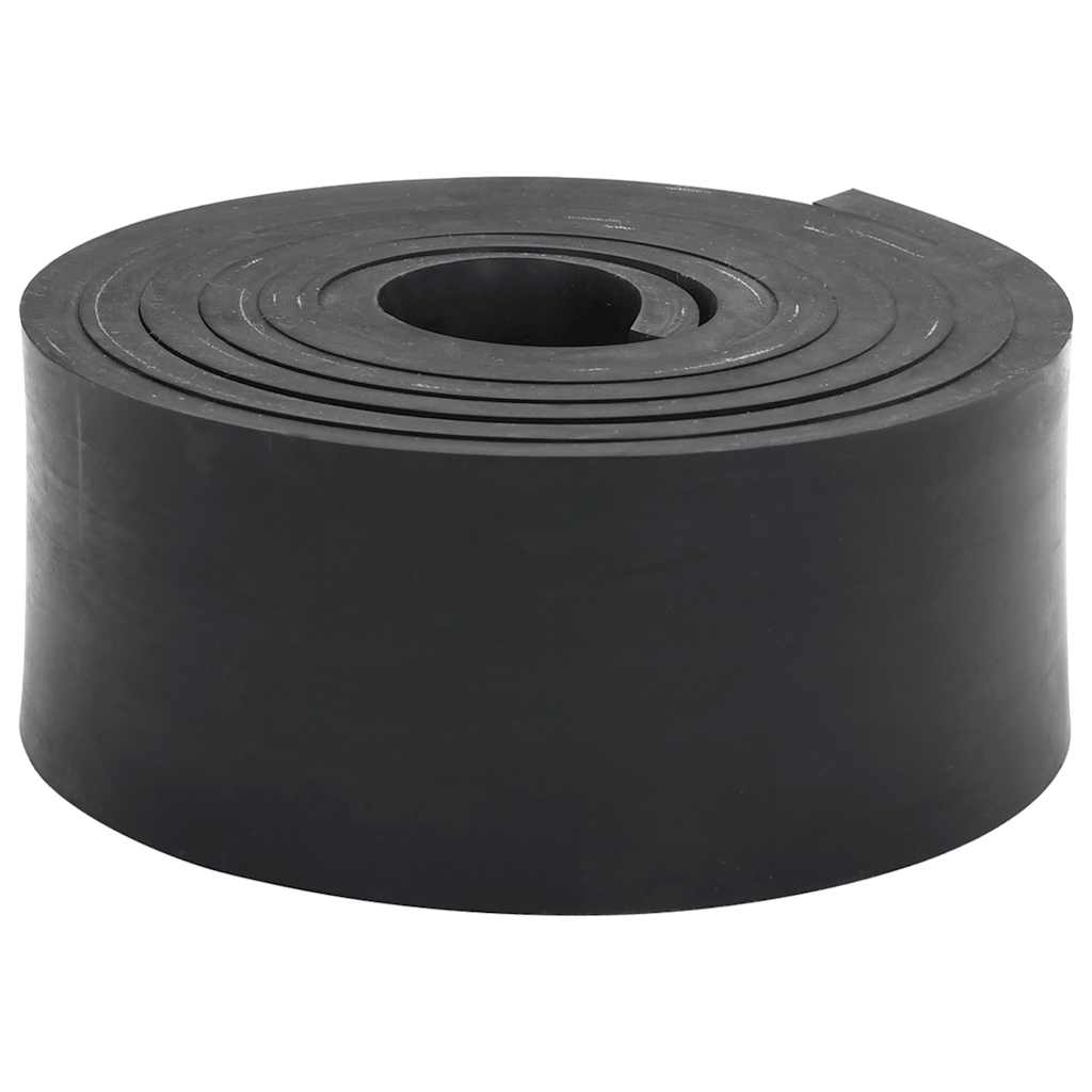 Vidaxl rubber edge for snow plow 300x8x1 cm black