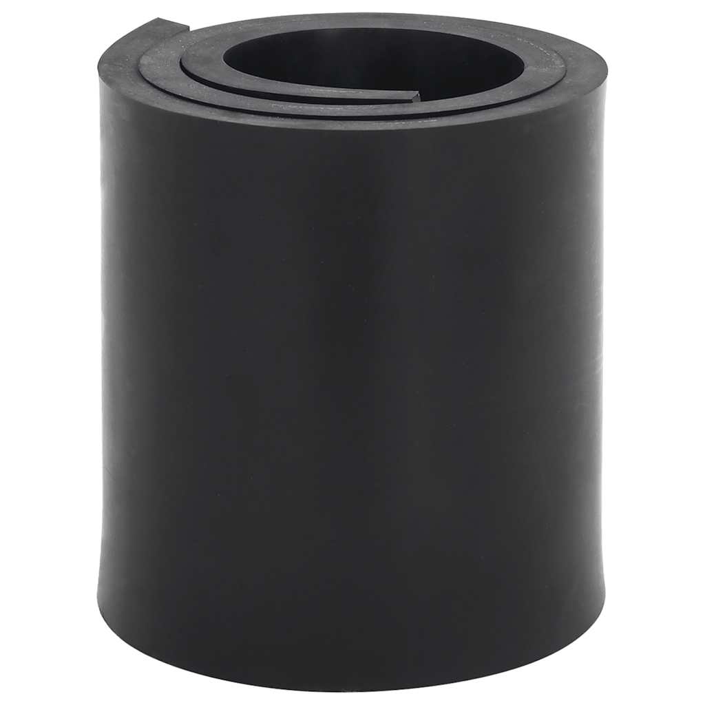 Vidaxl rubberen rand voor sneeuwploeg 100x15x1 cm zwart