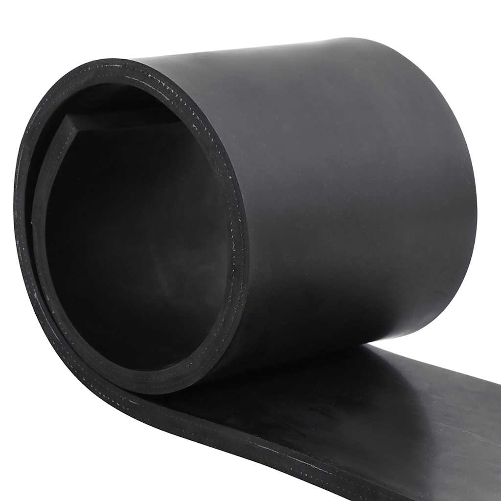 Vidaxl rubberen rand voor sneeuwploeg 100x15x1 cm zwart