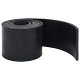 Vidaxl Edge de goma para Snow Stop 300x15x1 CM Negro