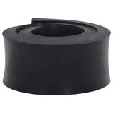 Vidaxl rubberen rand voor sneeuwploeg 120x8x2 cm zwart