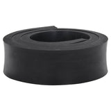 Vidaxl Borde de goma para Snow Stop 150x8x2 CM Negro