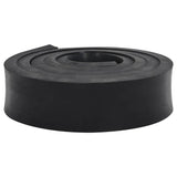 Vidaxl Borde de goma para Snow Stop 250x8x2 CM Negro