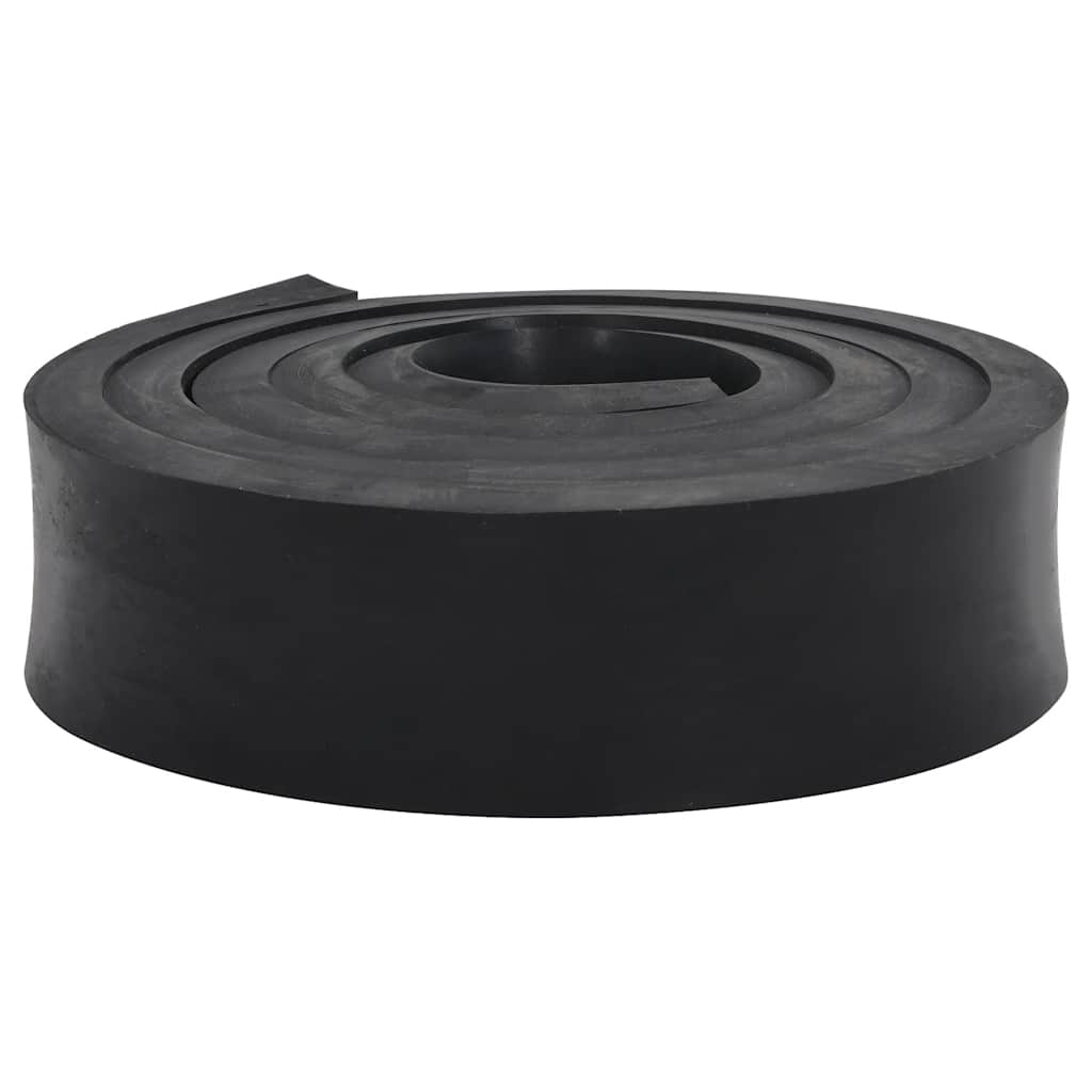 Vidaxl rubber edge for snow plow 300x10x2 cm black