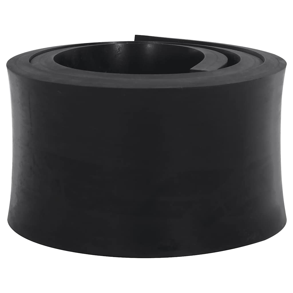 Vidaxl rubber edge for snow plow 150x15x2 cm black