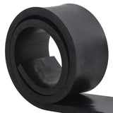 Vidaxl rubber edge for snow plow 150x15x2 cm black