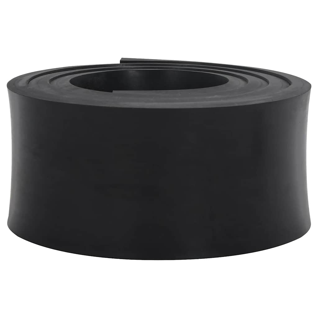 Vidaxl rubber edge for snow plow 300x15x2 cm black