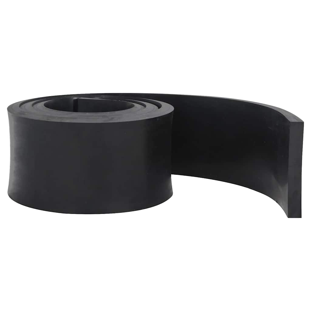 Vidaxl rubber edge for snow plow 300x15x2 cm black