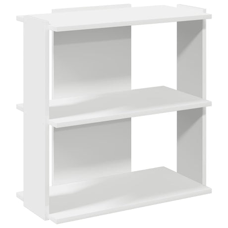 Vidaxl boekenkast 3-laags 60x30x60 cm bewerkt hout wit