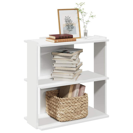 Vidaxl boekenkast 3-laags 60x30x60 cm bewerkt hout wit