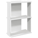 Vidaxl boekenkast 3-laags 60x30x80 cm bewerkt hout wit