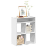 Vidaxl boekenkast 66x31x80 cm bewerkt hout wit